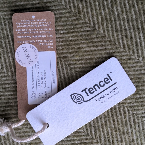 Lux Back2Front Tank Dress, Cream Reversible Canadian Summer Wedding mid-length - Picture 11 of 13